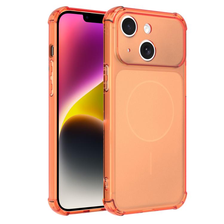 Si trasforma in una custodia per telefono antiurto in TPU con ampia finestra e airbag satinato da 17 pollici., For iPhone 14 Plus, For iPhone 14, For iPhone 14 Pro, For iPhone 14 Pro Max
