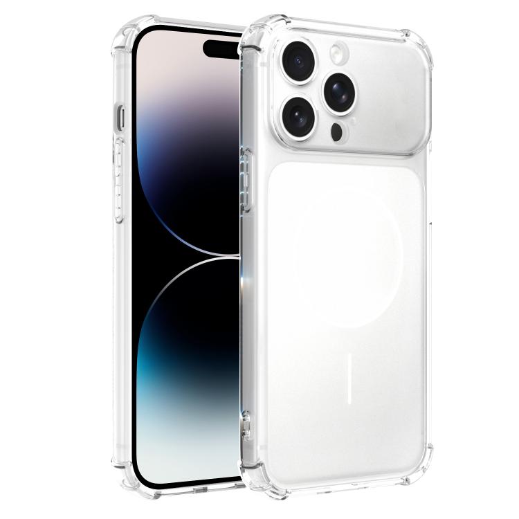 Si trasforma in una custodia per telefono antiurto in TPU con ampia finestra e airbag satinato da 17 pollici., For iPhone 14 Plus, For iPhone 14, For iPhone 14 Pro, For iPhone 14 Pro Max