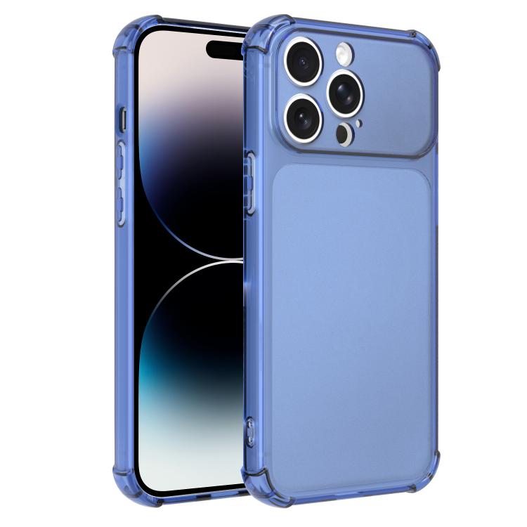 Si trasforma in una custodia per telefono antiurto in TPU con ampia finestra e airbag satinato da 17 pollici., For iPhone 14 Plus, For iPhone 14, For iPhone 14 Pro, For iPhone 14 Pro Max