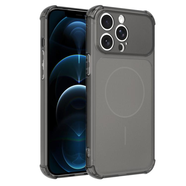 Si trasforma in una custodia per telefono antiurto in TPU con ampia finestra e airbag satinato da 17 pollici., For iPhone 12 Pro Max, For iPhone 12 Pro, For iPhone 11 Pro Max, For iPhone 11