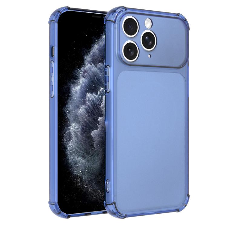 Si trasforma in una custodia per telefono antiurto in TPU con ampia finestra e airbag satinato da 17 pollici., For iPhone 12 Pro Max, For iPhone 12 Pro, For iPhone 11 Pro Max, For iPhone 11
