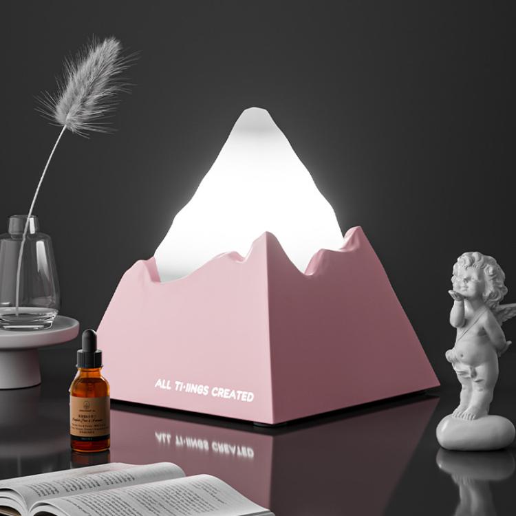 DSX010 Mini diffusore di aromi a forma di vulcano con luce notturna