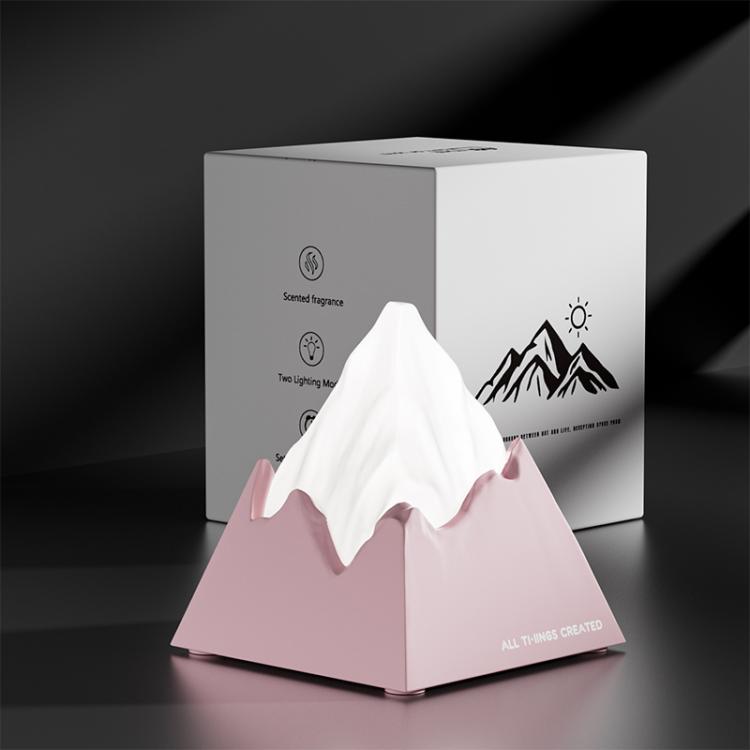 DSX010 Mini diffusore di aromi a forma di vulcano con luce notturna