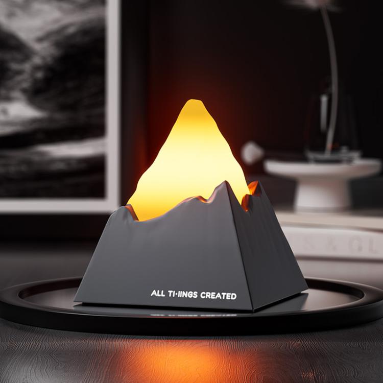 DSX010 Mini diffusore di aromi a forma di vulcano con luce notturna