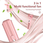 Ventilatore portatile mini con cavo Type-C integrato