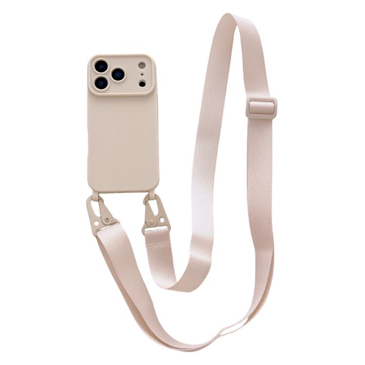 Ampia finestra per la fotocamera, fori integrati per il cordino, custodia per telefono con tracolla larga., For iPhone 17e / 16e, For iPhone 17 Pro Max, For iPhone 17 Pro