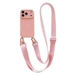 Ampia finestra per la fotocamera, fori integrati per il cordino, custodia per telefono con tracolla larga., For iPhone 17e / 16e, For iPhone 17 Pro Max, For iPhone 17 Pro