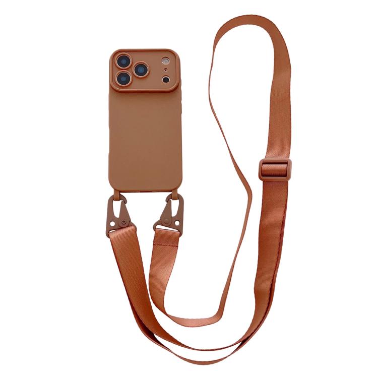 Ampia finestra per la fotocamera, fori integrati per il cordino, custodia per telefono con tracolla larga., For iPhone 17e / 16e, For iPhone 17 Pro Max, For iPhone 17 Pro