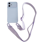 Ampia finestra per la fotocamera, fori integrati per il cordino, custodia per telefono con tracolla larga., For iPhone 16, For iPhone 15 Pro Max, For iPhone 15 Pro