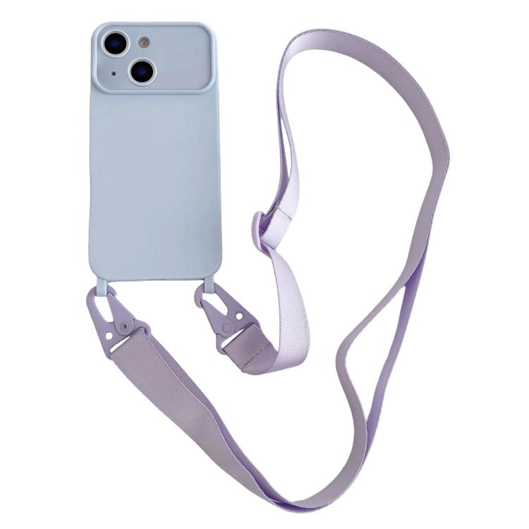 Ampia finestra per la fotocamera, fori integrati per il cordino, custodia per telefono con tracolla larga., For iPhone 15, For iPhone 14, For iPhone 14 Pro