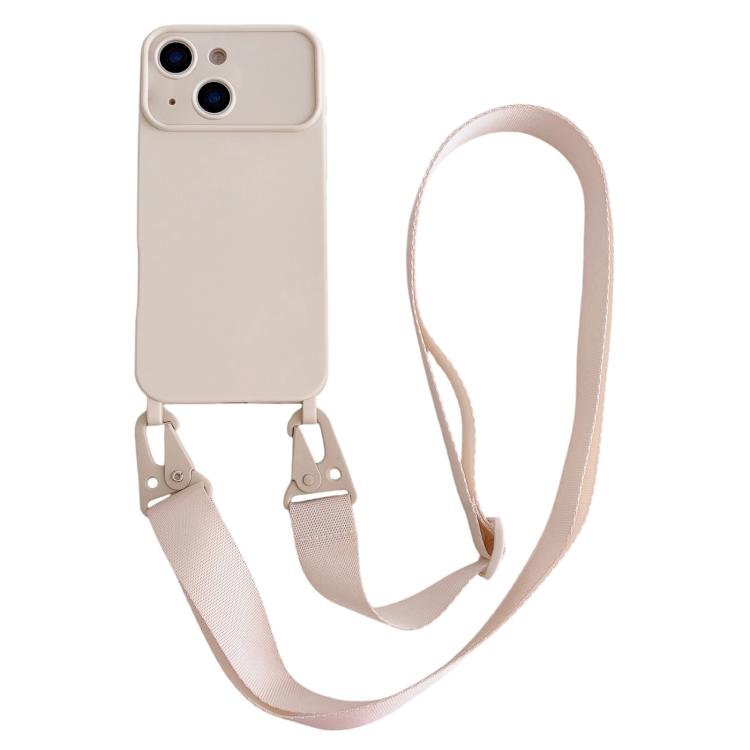 Ampia finestra per la fotocamera, fori integrati per il cordino, custodia per telefono con tracolla larga., For iPhone 15, For iPhone 14, For iPhone 14 Pro