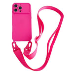Ampia finestra per la fotocamera, fori integrati per il cordino, custodia per telefono con tracolla larga., For iPhone 14 Pro Max, For iPhone 13 Pro Max, For iPhone 13 Pro