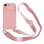 Ampia finestra per la fotocamera, fori integrati per il cordino, custodia per telefono con tracolla larga., For iPhone 17e / 16e, For iPhone 17 Pro Max, For iPhone 17 Pro