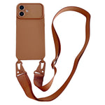 Ampia finestra per la fotocamera, fori integrati per il cordino, custodia per telefono con tracolla larga., For iPhone 17, For iPhone 16 Pro Max, For iPhone 16 Pro