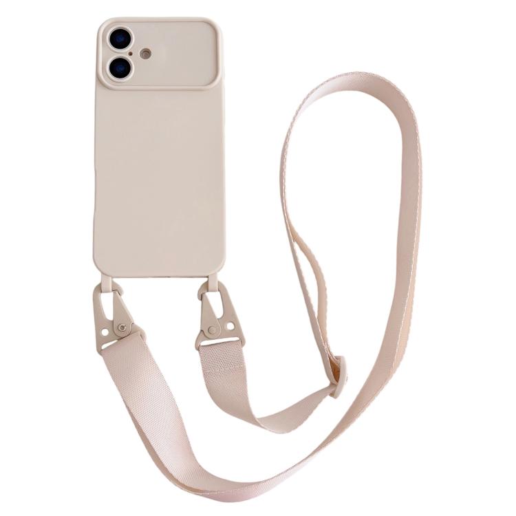 Ampia finestra per la fotocamera, fori integrati per il cordino, custodia per telefono con tracolla larga., For iPhone 17, For iPhone 16 Pro Max, For iPhone 16 Pro