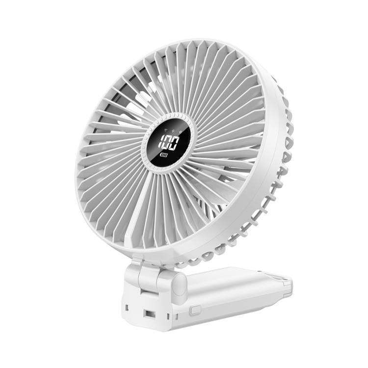 Ventilatore portatile pieghevole di grandi dimensioni F7 con display digitale a LED