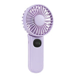 Ventilatore portatile pieghevole F11 con display a LED e cordino