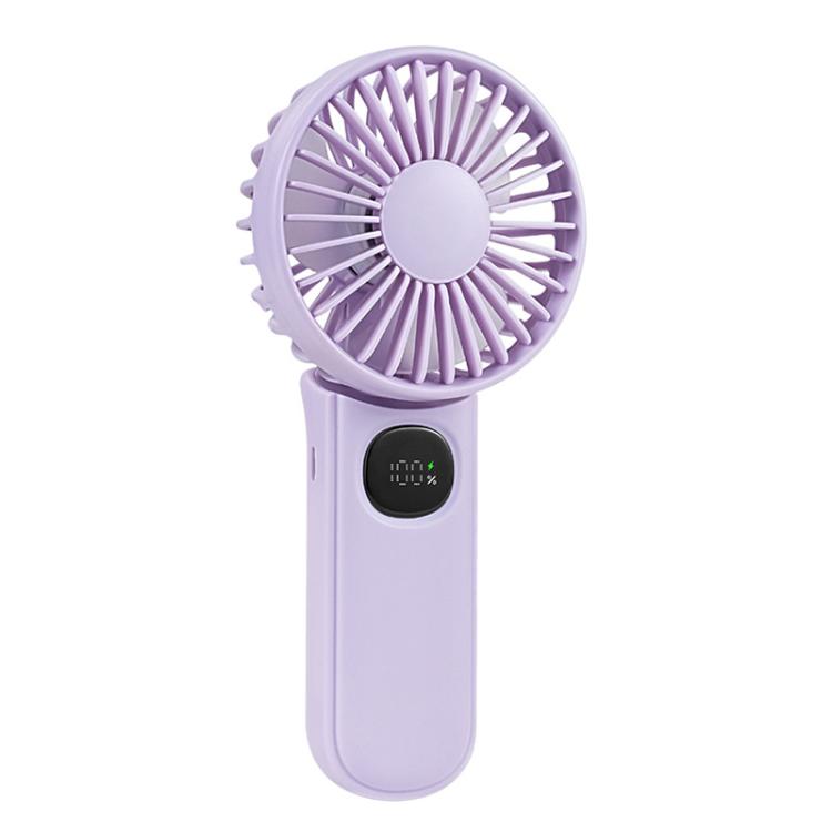 Ventilatore portatile pieghevole F11 con display a LED e cordino