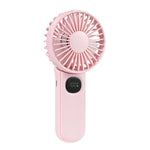 Ventilatore portatile pieghevole F11 con display a LED e cordino