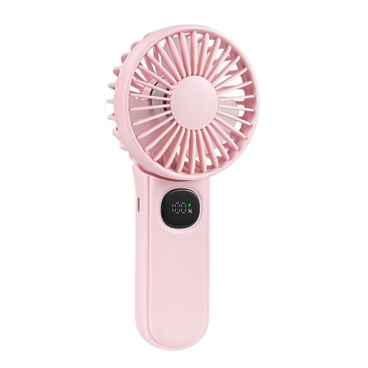 Ventilatore portatile pieghevole F11 con display a LED e cordino