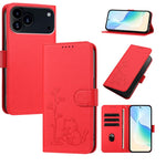 Custodia per telefono in ecopelle con fibbia a forma di albero e gatto YX0014, con cordino., For iPhone 17e / 16e, For iPhone 17 Pro Max