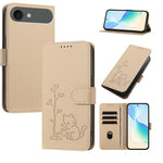 Custodia per telefono in ecopelle con fibbia a forma di albero e gatto YX0014, con cordino., For iPhone Air, For iPhone 16 Pro Max