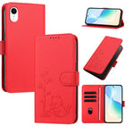 Custodia per telefono in ecopelle con fibbia a forma di albero e gatto YX0014, con cordino., For iPhone X / XS, For iPhone XR