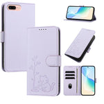 Custodia per telefono in ecopelle con fibbia a forma di albero e gatto YX0014, con cordino., For iPhone XS Max, For iPhone 8 Plus / 7 Plus
