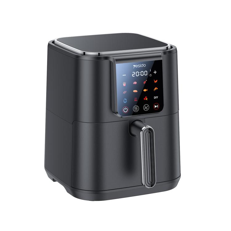 Friggitrice ad aria Yesido EC35 6L 1500W con touch screen e controllo della temperatura NTC., EU Plug, UK Plug