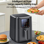 Friggitrice ad aria Yesido EC35 6L 1500W con touch screen e controllo della temperatura NTC., EU Plug, UK Plug