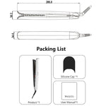 Piastra per capelli Yesido MG31 con ioni negativi, 3 impostazioni di temperatura e riscaldamento rapido con piastre in ceramica., EU Plug, UK Plug