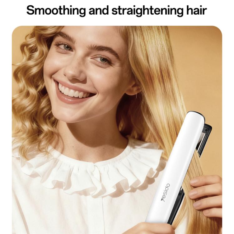 Piastra per capelli Yesido MG31 con ioni negativi, 3 impostazioni di temperatura e riscaldamento rapido con piastre in ceramica., EU Plug, UK Plug