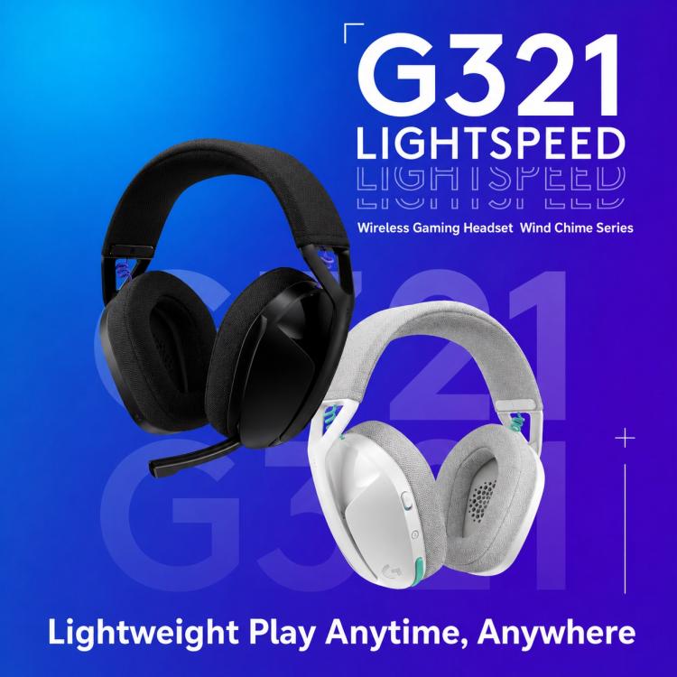 Cuffie da gioco wireless Logitech G321 LIGHTSPEED con microfono