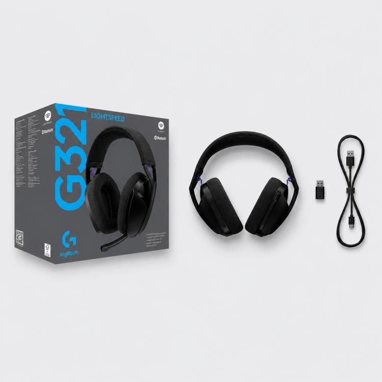 Cuffie da gioco wireless Logitech G321 LIGHTSPEED con microfono