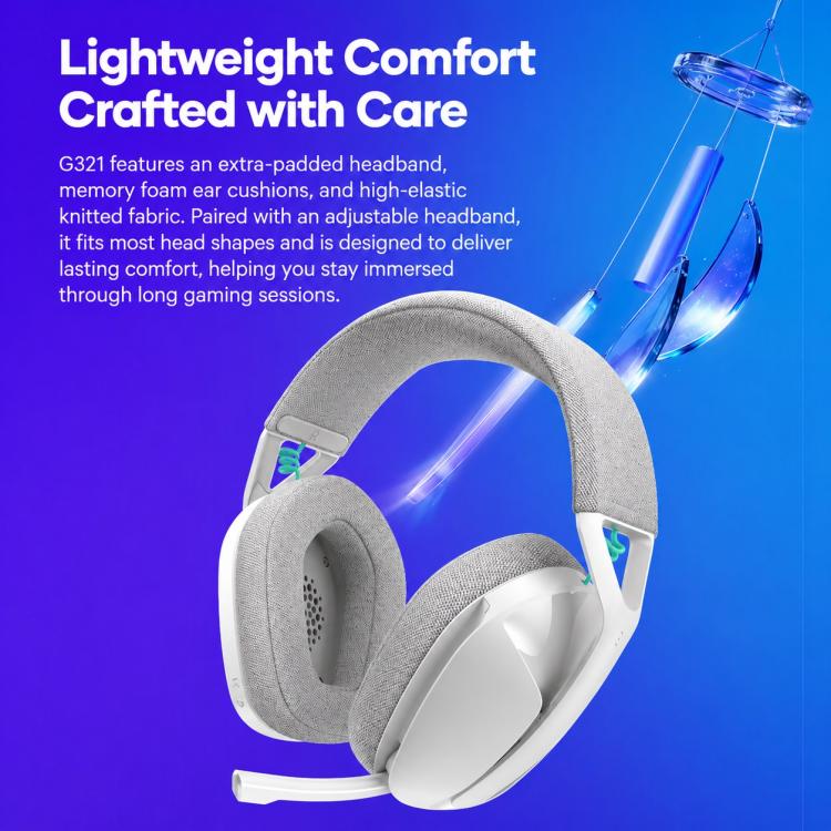 Cuffie da gioco wireless Logitech G321 LIGHTSPEED con microfono