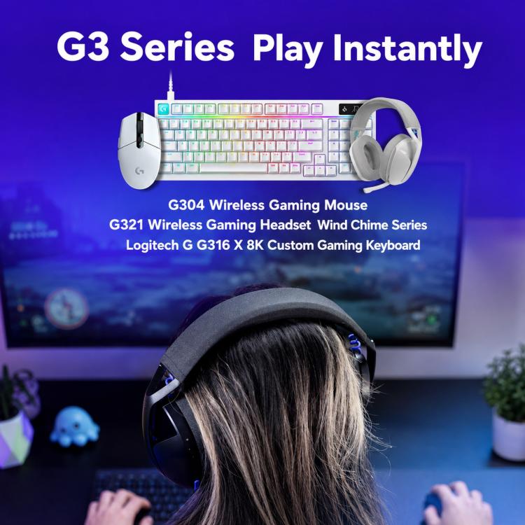 Cuffie da gioco wireless Logitech G321 LIGHTSPEED con microfono