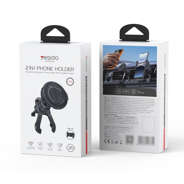 Supporto auto magnetico Yesido C253 per smartphone