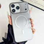 Custodia magnetica per PC con sfumatura effetto nebbia ghiacciata, For iPhone 17e / 16e, For iPhone 17 Pro Max, For iPhone 17 Pro, For iPhone 17