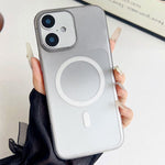 Custodia magnetica per PC con sfumatura effetto nebbia ghiacciata, For iPhone Air, For iPhone 16 Pro Max, For iPhone 16 Pro, For iPhone 16 Plus