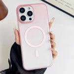 Custodia magnetica per PC con sfumatura effetto nebbia ghiacciata, For iPhone 16, For iPhone 15 Pro Max, For iPhone 15 Pro, For iPhone 15 Plus