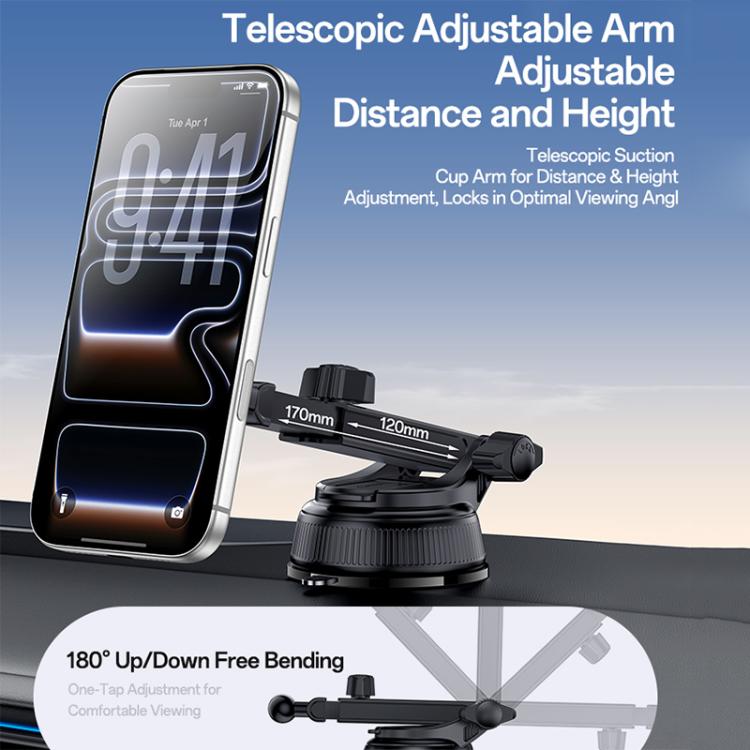 Supporto telefono da cruscotto Yesido C280 con rotazione 360°