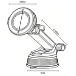 Supporto telefono da cruscotto Yesido C280 con rotazione 360°