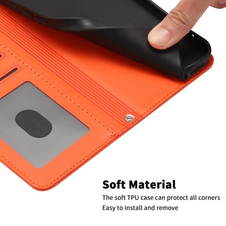 Custodia per telefono in ecopelle con chiusura magnetica e cinturino da polso, con motivo a cuoricini felici., For iPhone 17 Pro, For iPhone 17