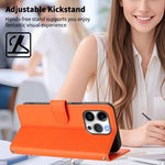 Custodia per telefono in ecopelle con chiusura magnetica e cinturino da polso, con motivo a cuoricini felici., For iPhone 13 Pro, For iPhone 12 / 12 Pro