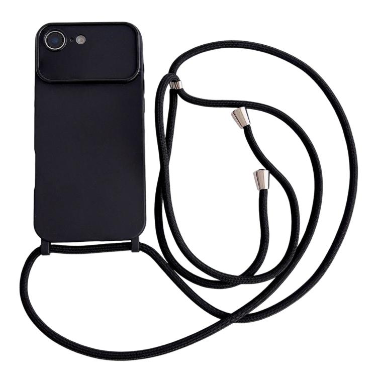 Ampia finestra per la fotocamera, fori integrati per il cordino, custodia per telefono con tracolla sottile, For iPhone 17e / 16e, For iPhone 17 Pro Max, For iPhone 17 Pro