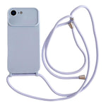 Ampia finestra per la fotocamera, fori integrati per il cordino, custodia per telefono con tracolla sottile, For iPhone 17e / 16e, For iPhone 17 Pro Max, For iPhone 17 Pro