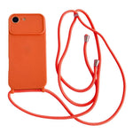 Ampia finestra per la fotocamera, fori integrati per il cordino, custodia per telefono con tracolla sottile, For iPhone 17e / 16e, For iPhone 17 Pro Max, For iPhone 17 Pro