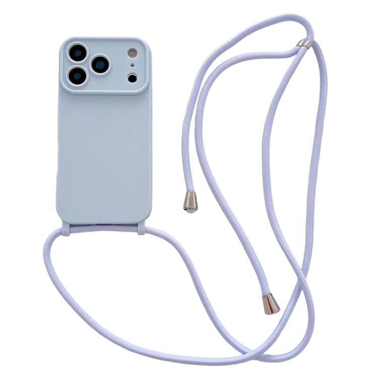 Ampia finestra per la fotocamera, fori integrati per il cordino, custodia per telefono con tracolla sottile, For iPhone 17e / 16e, For iPhone 17 Pro Max, For iPhone 17 Pro