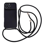 Ampia finestra per la fotocamera, fori integrati per il cordino, custodia per telefono con tracolla sottile, For iPhone 14 Pro Max, For iPhone 13 Pro Max, For iPhone 13 Pro