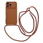 Ampia finestra per la fotocamera, fori integrati per il cordino, custodia per telefono con tracolla sottile, For iPhone 14 Pro Max, For iPhone 13 Pro Max, For iPhone 13 Pro